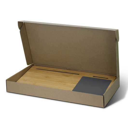 Bamboo Lap Desks Open Gift Box